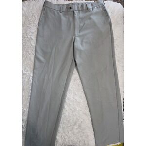 Izod Pants Mens Size 36x34Golf Polyester Gray‎ Active Pockets Athletic